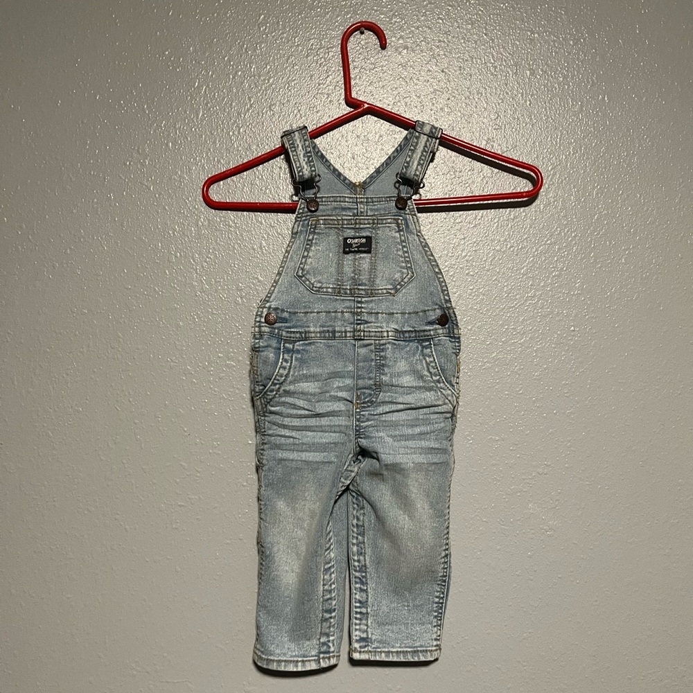 OshKosh B'gosh Light Blue Denim Overalls